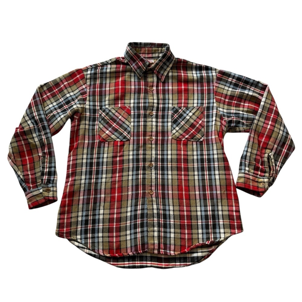 Vintage 70s/80s JCPenney Big Mac Plaid Shirt